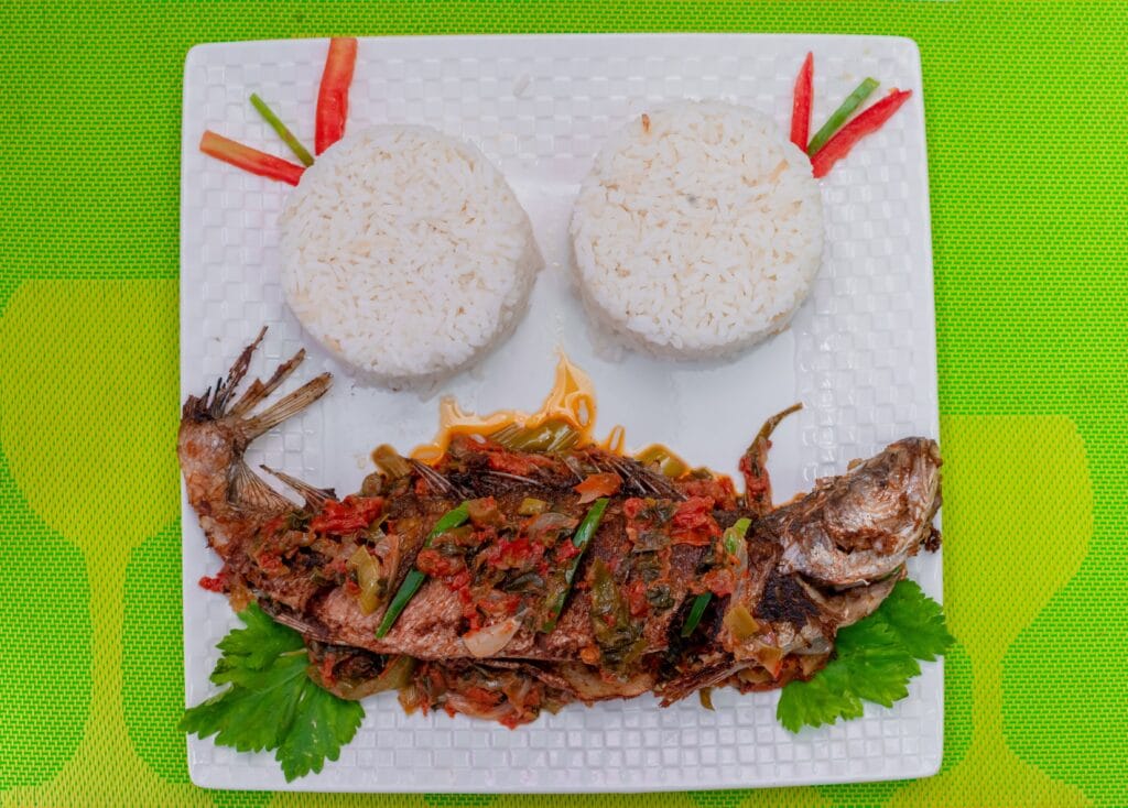 Sea Bass Basquaise